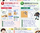 級位者向け｜囲碁10局をAI分析して課題を示します 20ページ前後のレポートとあなた専用の復習問題を納品します イメージ7
