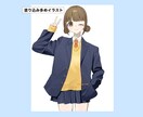 人物メイン　理想に沿うかわいいイラストを描きます 一枚絵・MV・立ち絵　/  かわいいを幅広く対応いたします イメージ9