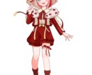 テーマにあったキャラデザします テーマ、イメージにあった絵柄で立ち絵、キャラデザします！ イメージ4