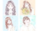 ふわっとやさしい好印象アイコンイラストお描きします 女性に人気♪SNSやブログ等におすすめです！ イメージ6
