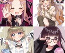 可愛いアイコン描かせていただきます きらきら高クオリティのイラスト！ イメージ1