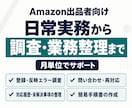 Amazonの運用代行とエラー調査の実務作業します 日常実務に加え、エラー調査・問い合わせ・手順整理まで イメージ1