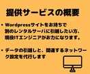 Wordpressサイトの引っ越しを行います 新レンタルサーバーの契約からサポート可能です イメージ2