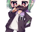 目を惹く可愛くてキラキラのイラスト描きます SNSのアイコンや配信活動に使える可愛いイラスト！ イメージ3
