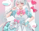 1枚絵から立ち絵など制作を承ります 配信用やmv、夢絵などどんな系統でも対応します。 イメージ5