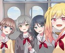 1枚絵、立ち絵、素敵なイラストお描きします デジタル、アナログどちらでも対応可能です！ イメージ3
