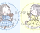 可愛い女の子のアイコンを描きます ミニキャラの女の子をパステルカラーで イメージ5
