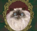 ヴィンテージラベル風の猫ちゃんイラスト描きます 特別なプレゼントにもオススメです イメージ5