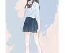 女の子のイラスト描きます おしゃれな女の子のイラストを描きます イメージ2