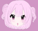 可愛いアイコン用の萌えイラストの制作をします お口の表情差分3種類まで無料です！ イメージ1