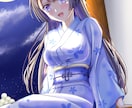 一枚絵イラスト制作　かわいい女の子描きます サムネなどの一枚絵イラストの制作 イメージ4