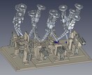 3DCADで設計し3Dデータを納品します IRONCADを使用し3Dデータ作成。 イメージ1