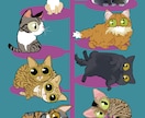 ゆるぅいいきものイラスト描きます ペットからお好きないきものゆるぅいテイストでいかがですか？ イメージ3