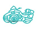 商用OK！車・バイクなど乗り物イラストを描きます シンプルなイラストで幅広く使用可能！ イメージ8