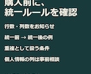 CSV・Excelの重複と表記ゆれを整えます 1ファイル1万行まで。処理前後の件数メモ付き イメージ5