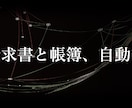 請求書発行と帳簿の同期を自動化します 毎月2時間の請求書、帳簿づくりを、ボタン1回に。 イメージ1