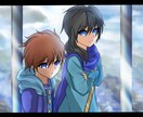 アニメ風のイラストを制作いたします あなたの思い通りのシーンを再現！ イメージ4