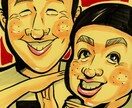 デジタル・アナログ似顔絵どちらもお描きします 可愛いキャッチーな似顔絵描きます イメージ5