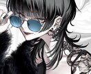ダウナー・サブカル系のアイコンイラストを制作します 影のある魅力的なキャラクターをお届けいたします イメージ1