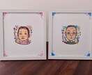 似顔絵作成　寄せ書き色紙にかわいい似顔絵書きます 卒業、退職、誕生日、結婚、送別会など、お世話になった方へ イメージ8