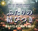 即日鑑定◆二人を結ぶ“ご縁の強さ”を霊視で占います なぜ惹かれるのか、その関係が持つ意味を丁寧にお伝えします イメージ1