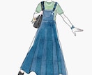 お気に入りのファッションをイラストにします ファッションがにこだわるオシャレな方へ イメージ1