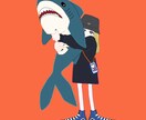 ポップな雰囲気のイラストやアイコンお描きいたします 可愛い、かっこいい色々な女の子ご対応致します！ イメージ1