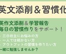 毎日挑戦！英作文添削＆モチベサポートします ★今日から始める★1か月徹底サポート！学習習慣を作る！ イメージ1
