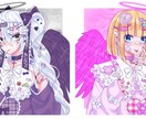 カワイイお洋服を着た女の子/男の子の絵を描きます 病みかわいいイラストで可愛いお洋服を見立てます! イメージ5
