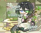 かわいい背景付きデフォルキャラクター制作します ＊SNS・プレゼントにおすすめ！ イメージ4