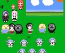 動画素材やアニメも可能！　小さなドット絵を作ります ゲームや歩行アバターも可能です イメージ1