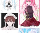 可愛い・かっこいい1枚絵お描きします 高クオリティなイラストに仕上げます! イメージ3