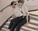 歌ってみた、一枚絵など描きます あたたかなイラストで一枚絵を作成します。 イメージ5