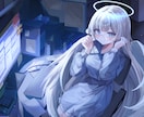 企業実績有◆キラキラ可愛いイラスト描きます 綺麗な色使いで可愛いデザインをお届けします！ イメージ9