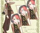 TRPGで使用できる全身立ち絵描きます 最短7日。お急ぎの場合は要相談。安い。 イメージ2