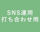 ビデオチャットで打ち合わせいたします instagram運用サービスの打ち合わせ用です イメージ1