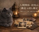人間関係・状況の「真理」と「構造」を読みます 人間関係や状況を構造として捉え真理を読む鑑定です イメージ1
