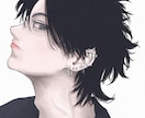 静かな雰囲気の中性的メンズイラストを描きます SNSアイコン・立ち絵向けの、感情と余白を大切にした一枚 イメージ2