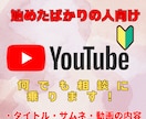 初心者向け！Youtubeコンサルいたします 始めたばかりは基礎の部分を抑えて運営していきましょう イメージ1