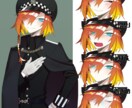 キャラクターの立ち絵制作します TRPG・ゲーム・グッズに自由に使えます！(全身可) イメージ4