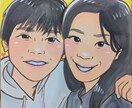 そっくりな可愛い似顔絵描きます 水彩やデジタルで似顔絵お描きします！ イメージ7