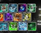 クランアイコンを制作いたします 最安ロゴデザインを依頼者様と共に作り上げます。クランアイコン イメージ1