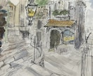 きれいな景色を描きます ボールペンと水彩で風景画を描きます イメージ3