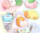 可愛いほんわかしたイラスト・挿絵を描きます アイコンや挿絵などオリジナルのキャラクターをデザインします！ イメージ2