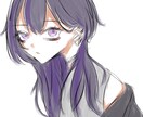 アイコン用の簡易イラストを作成します キラキラしたかわいい系orダウナー系が好きな方へ イメージ5