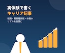 あなたのお題でキャリア記事を書きます キャリアの実体験をもとにリアルな記事を執筆します イメージ3