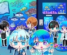 最大10人まで背景有りのミニキャラ一枚絵を描きます 生き生きとしたキャラクター達を描きます！ イメージ1