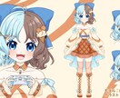 ふわっとかわいいVTuberを制作します VTuber用キャラクターデザイン、モデリング イメージ4