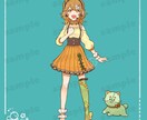 キャラクターの立ち絵、SNS用イラスト描きます あなたが生み出したキャラクターを心を込めてイラストにします！ イメージ4