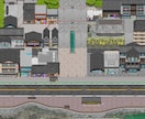 歩ける一枚絵。2Dゲームマップ作ります マップチップだけでは絶対に表現できないオリジナリティを保証！ イメージ3
